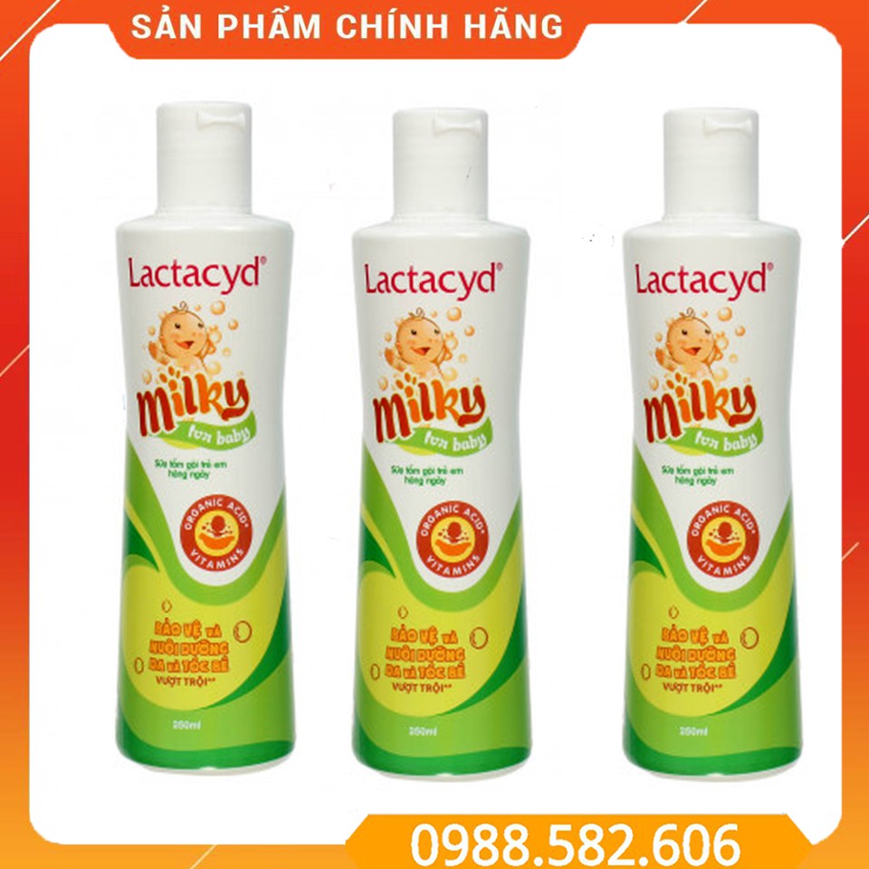 Sữa Tắm Gội Toàn Thân Lactacyd Cho Bé - Dịu Nhẹ - Mềm Mại - Chai 250ml/ 400ml