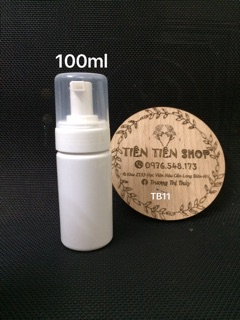 Chai nhựa ấn tạo bọt 100ml