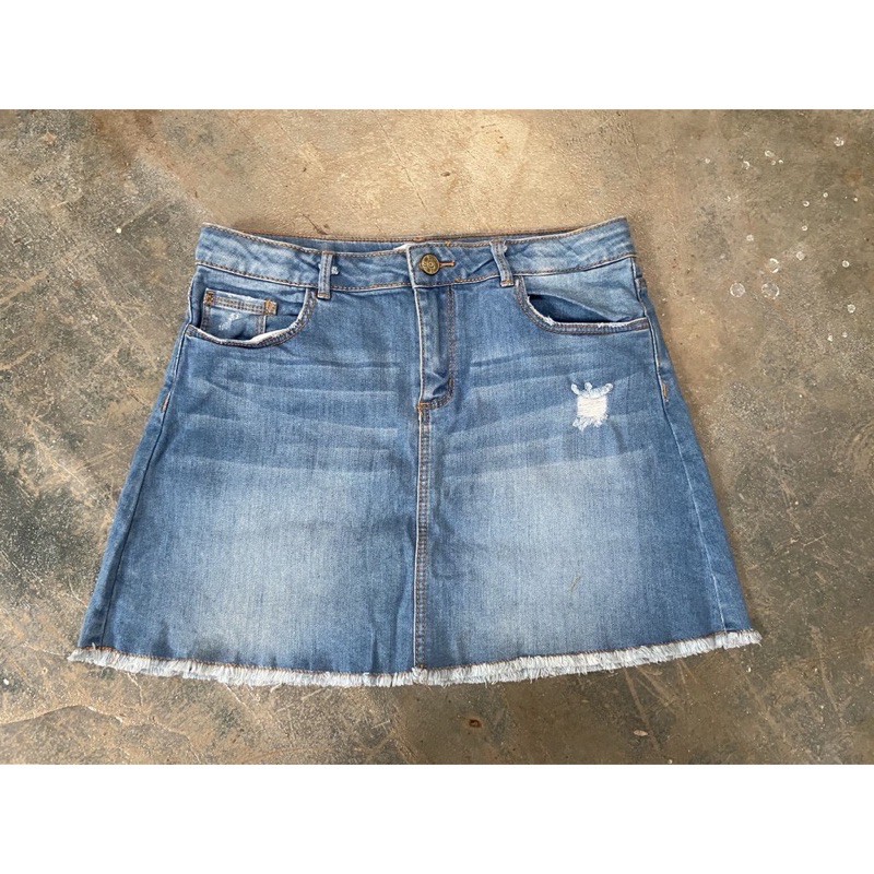 Chân váy jean Zara hàng xuất xịn