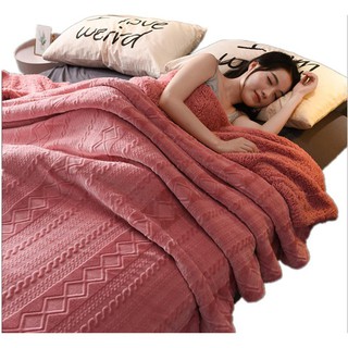 Chăn Cừu Len Cao Cấp siêu nhẹ siêu ấm, chăn lông cừu len hàng nhập xịn (chat để chọn mẫu)