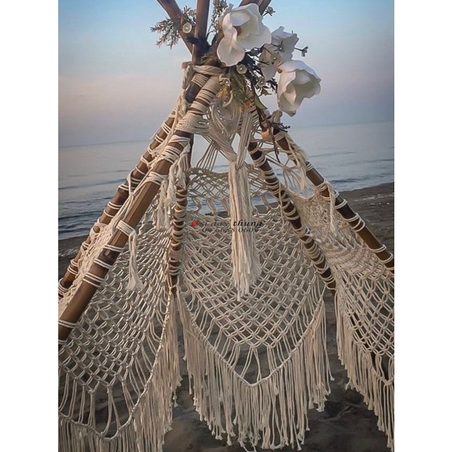 Dây macrame, dây thừng macrame, 100% cotton, làm handmade, 2mm, 3mm, 4mm, 5mm,6mm, 8mm,10mm,12mm,15mm