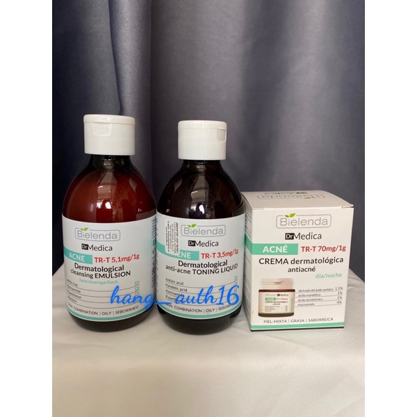 Sữa Rửa Mặt Nước Hoa Hồng Dr Medica Acne Bielenda