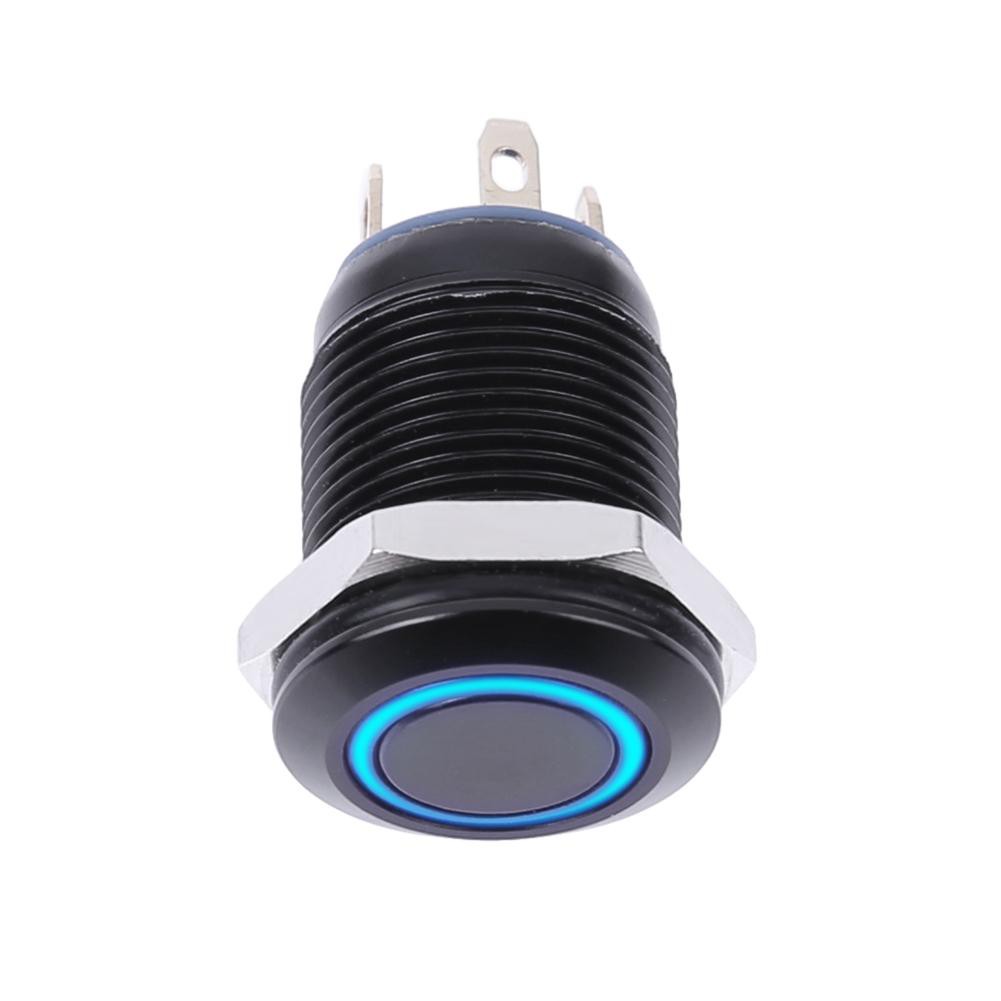 Nút công tắc tích hợp đèn led kích thước 12mm chống thấm nước tiện dụng