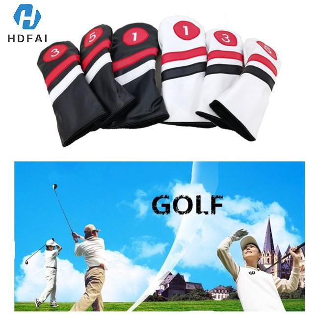Set 3 bọc da 1 3 5 bọc đầu gậy chơi golf tiện dụng