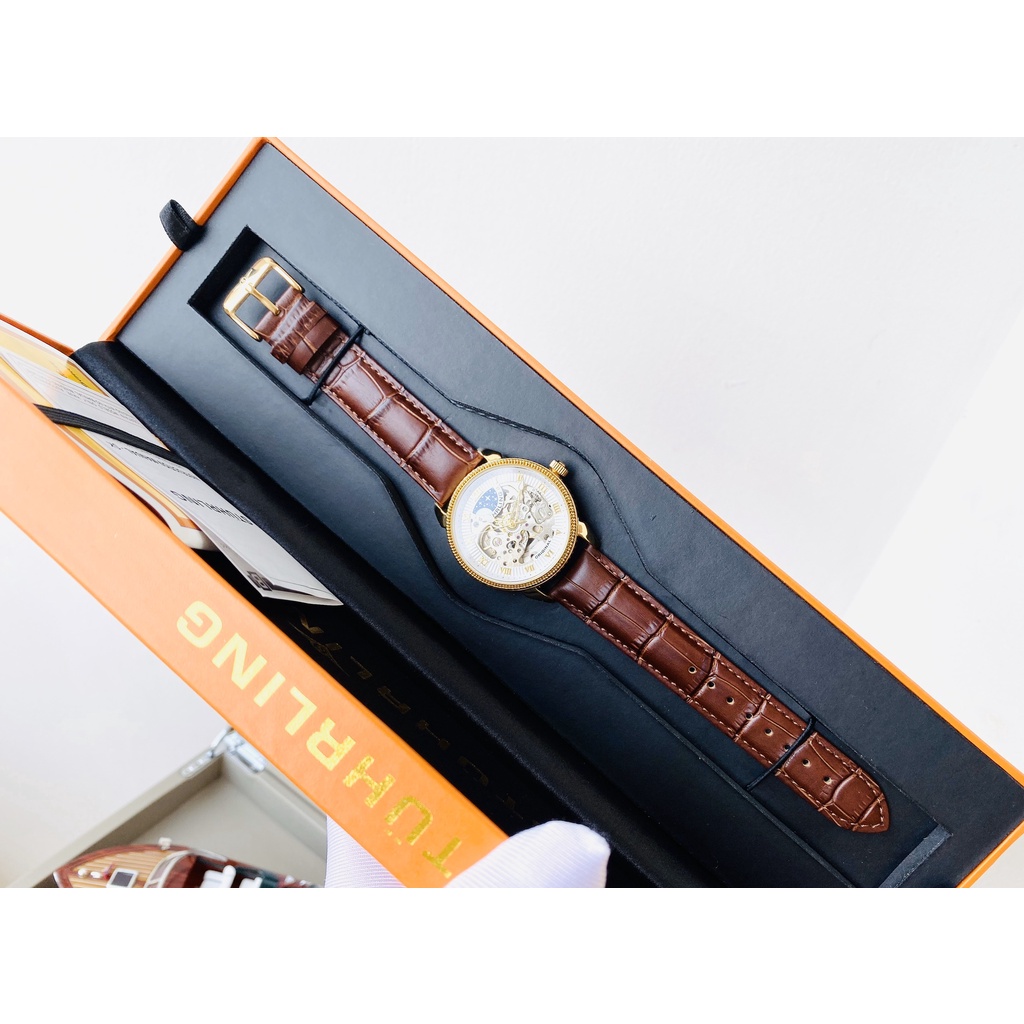 Đồng hồ nam dây da STUHRLING MEN WATCH M13838 AUTOAMTIC