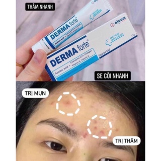 Gel Mụn Derma-Forte mới.., mụn mủ, mụn đầu đen, mờ thâm, ....