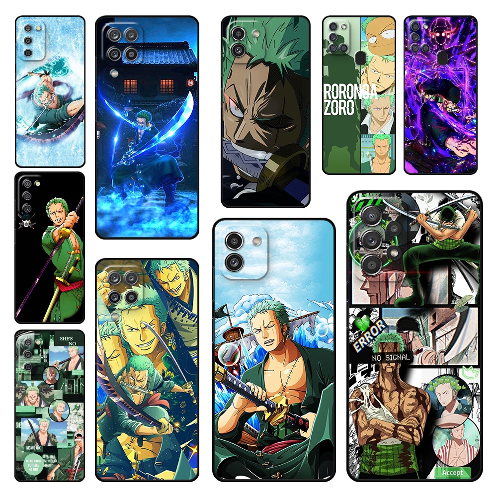 Ốp Điện Thoại Silicon In Hình One Piece Roronoa Zoro Cho Samsung A30S A31 A32 A50