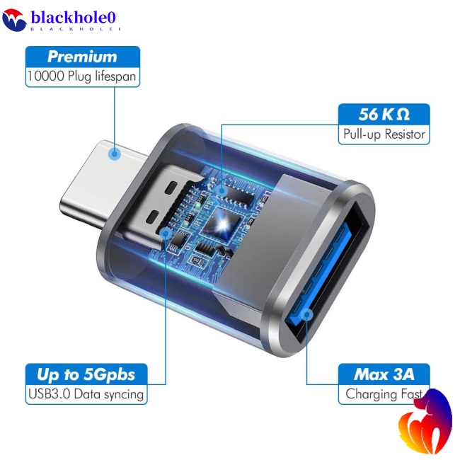 Đầu chuyển đổi USB Type C sang USB 3.0 OTG dành cho điện thoại máy tính
