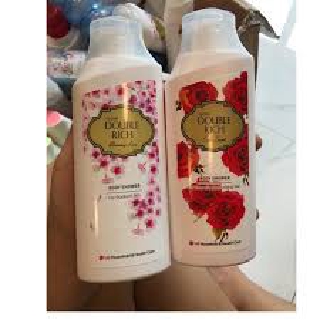 (tặng quà) Sữa tắm Double Rich  sảng khoái dịu êm 100% chiết xuất từ hoa anh đào -- 130g - hàng khuyến mãi