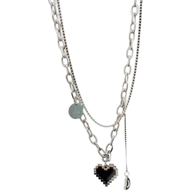 Vòng cổ Hợp Kim Mặt Trái Tim Thời Trang Cho Nữ