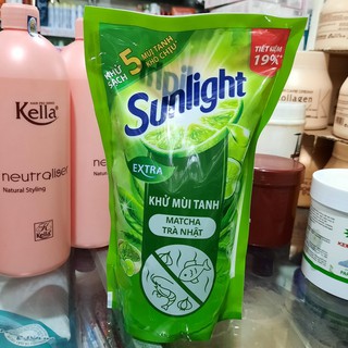 Nước Rửa Chén Sunlight Matcha Trà Nhật Túi 750g(725ml)