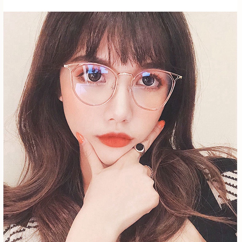 Mắt Kính Chống Ánh Sáng Xanh Hình Tai Mèo Dễ Thương Thời Trang Cho Nữ