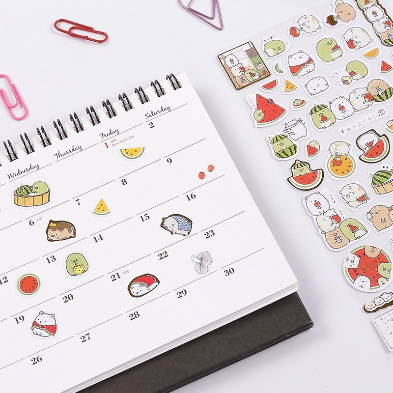 Sticker Gấu Lười Sumikko Gurashi Dán Điện Thoại