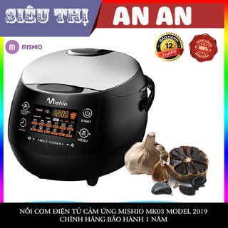 NỒI LÀM TỎI ĐEN NỒI CƠM ĐIỆN TỬ CẢM ỨNG MISHIO MK03 MODEL 2019 làm tỏi thành công 99% còn có thể làm bánh nấu cơm hầm th