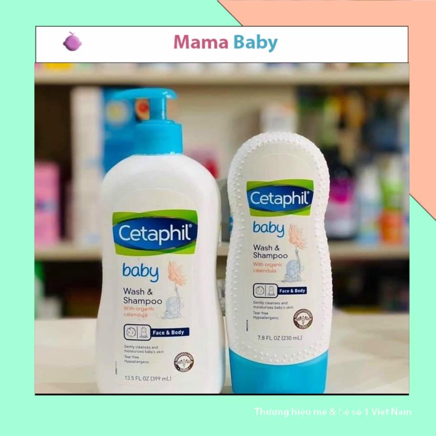 SỮA TẮM GỘI TOÀN THÂN CHO BÉ CETAPHIL BABY WASH AND SHAMPOO Mamababy