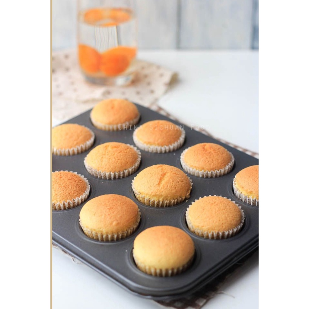 Khuôn cupcake muffin 6 lỗ chống dính