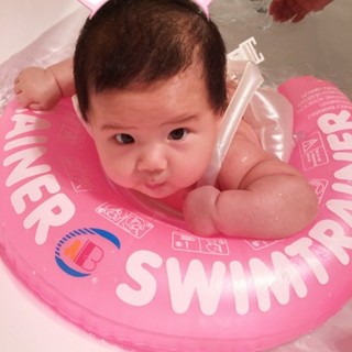 Phao tập bơi cho bé Swimtrainer (Hồng)