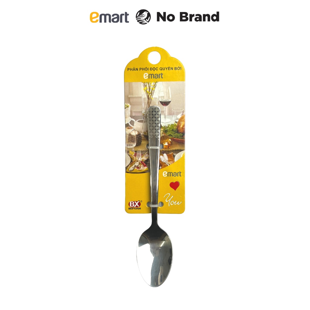 Lô 2 Muỗng Ăn Inox Nhiều Kiểu - Emart VN