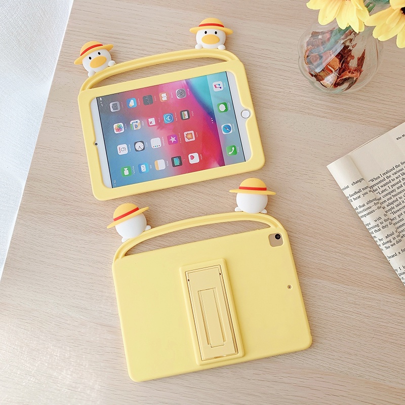 Ốp silicon Họa Tiết Hình Chú Vịt Dễ Thương Cho Ipad 9.7 2018 2017 10.2 7th Pro 9.7 10.5 Air 1 2 3 | BigBuy360 - bigbuy360.vn