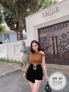 Bigsize Áo lệch vai A115