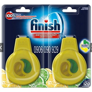 Dầu khử mùi máy rửa bát Finish Vỉ X2 Hương chanh