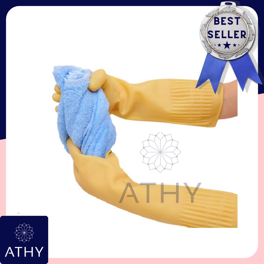 GĂNG TAY CAO SU THIÊN NHIÊN, bao tay bảo vệ da khi rửa chén bát giặt đồ vệ sinh toilet nhà cửa phòng tắm, rubber gloves