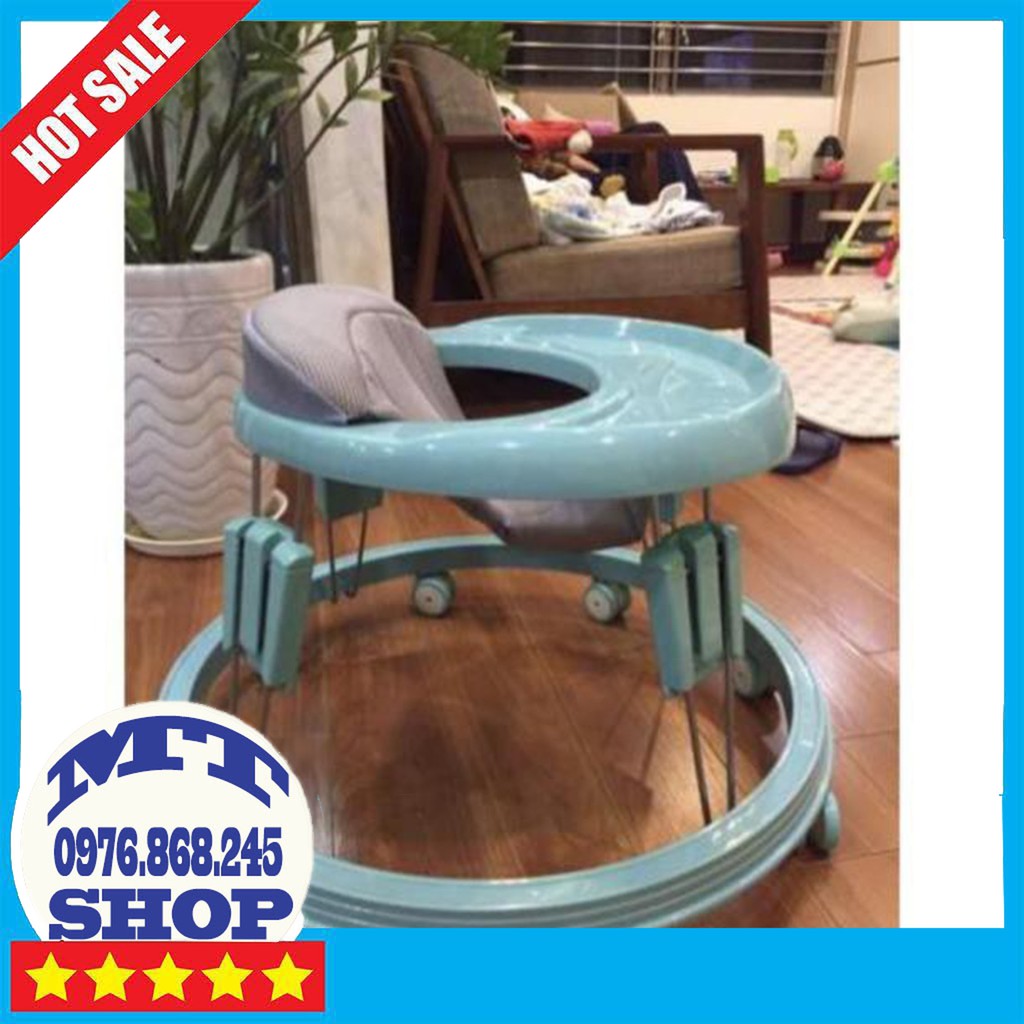 Xe tròn tập đi, xe tập đi cho bé điều chỉnh độ cao mommykid - HÀNG CAO CẤP, BẢO HÀNH 12 THÁNG