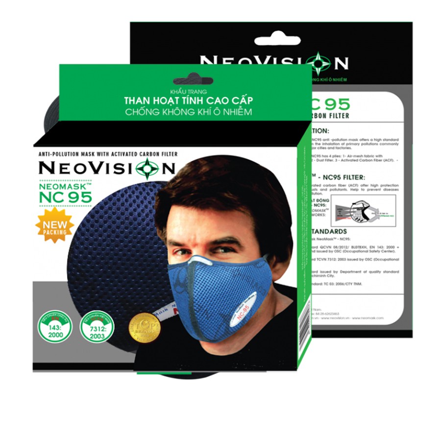 - Khẩu Trang NeoMask NC95, VC65, RE5 Than Hoạt Tính Cao Cấp Chống Không Khí Ô Nhiễm