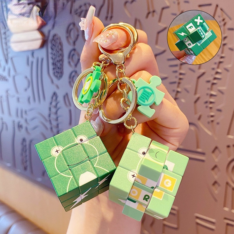 Khối rubik hình ếch hoạt hình sáng tạo