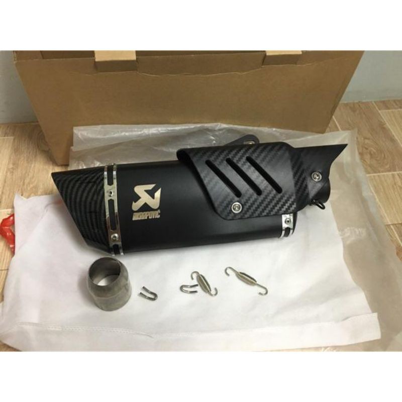 Pô Akrapovic R1 Carbon ( Pô nhập khẩu ) Team khắc lazer