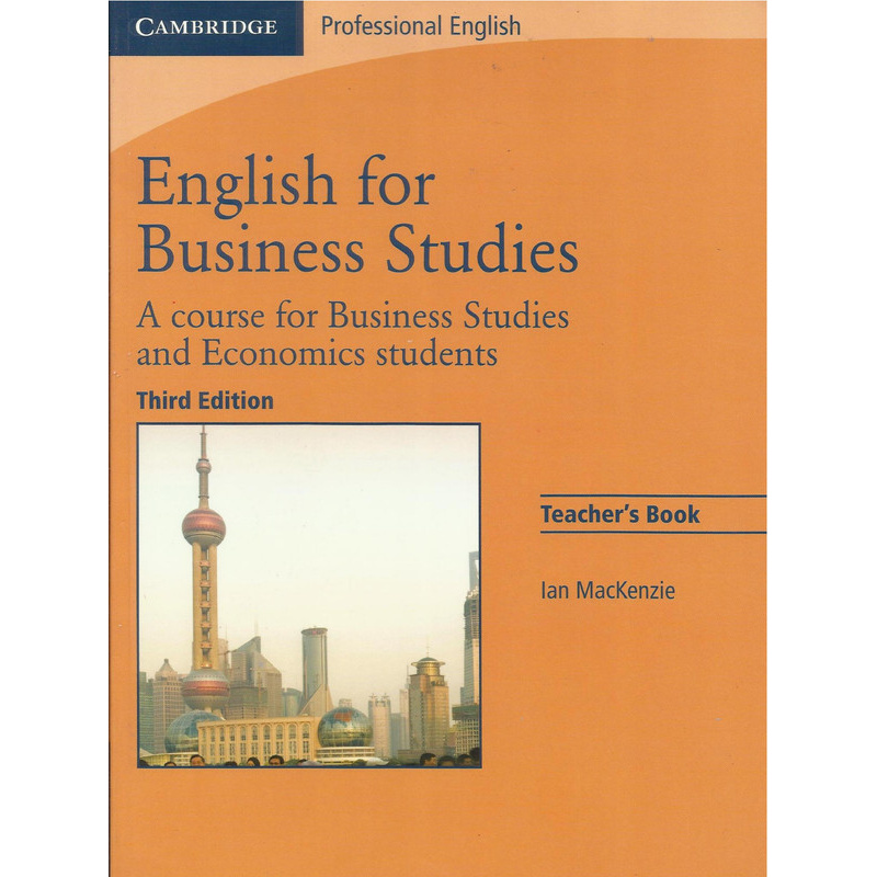 English For Business Studies, 3rd Edition - A Course For Business Studies And Economics Students - Teacher Book (scan)