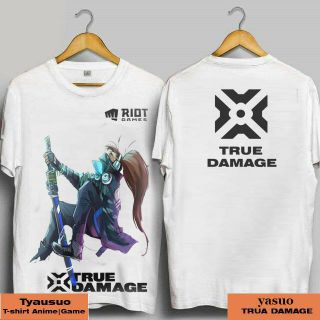 [Kèm Voucher FreeShip] Áo Thun Liên Minh lol| Áo Thun Yasuo Trua Damage | Áo tay Lỡ, tay ngắn yasuo