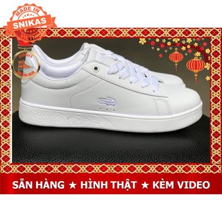 ⚡Bán sỉ⚡  Giày Lacoste da Trắng Full