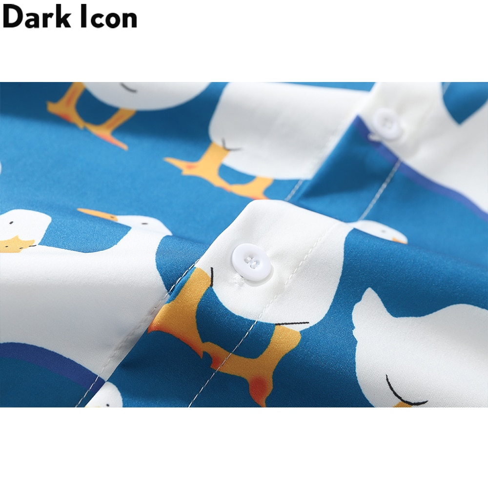 Áo Sơ Mi Nam In Họa Tiết Vui Nhộn Phong Cách Hawaii 2021 (2 Màu) | BigBuy360 - bigbuy360.vn