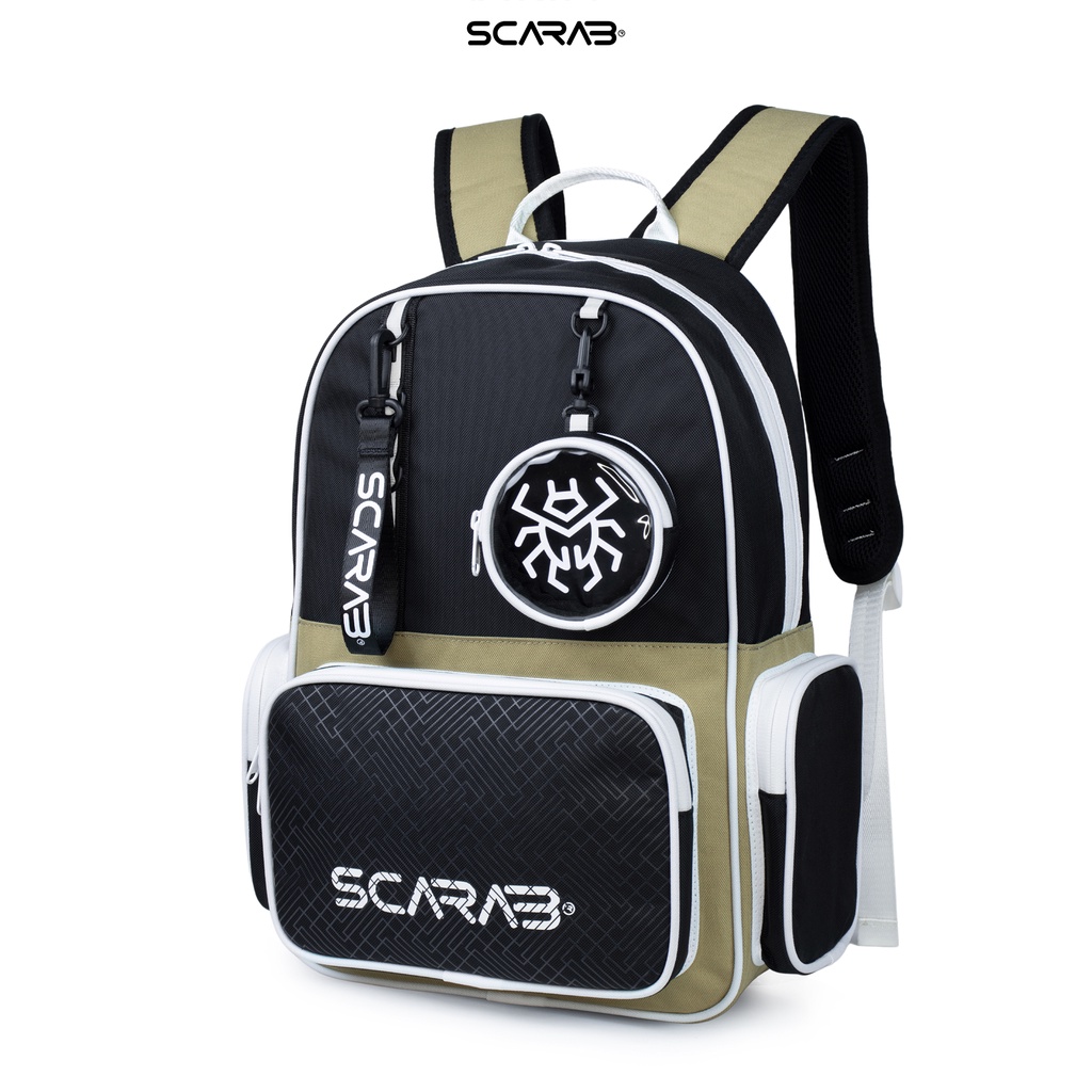 Balo Đi Học Nam, Thời Trang Nữ SCARAB - DANGLING™ Backpack Màu Nâu