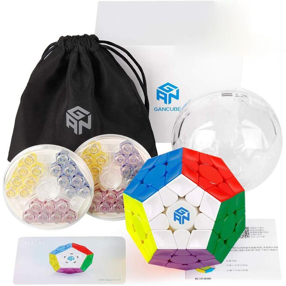 [Loại Tốt] Rubik Gan Megaminx M Stickerless Rubik Megaminx Nam Châm Dòng Cao Cấp Flagship Rubik 12 M