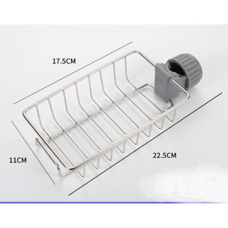 Giá gắn vòi nước treo đồ rửa bát gọn gàng, khô thoáng