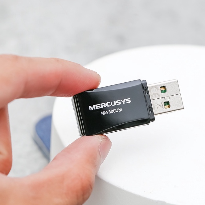 USB Wifi 300 Mbps Mercusys MW300UM Đen