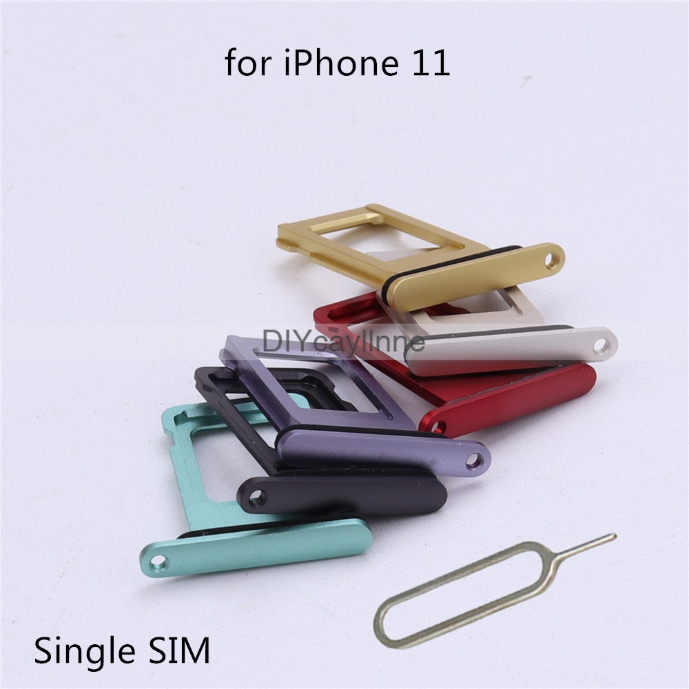 Mới Khay Đựng Thẻ Sim Điện Thoại Bằng Cao Su Cho Iphone 11