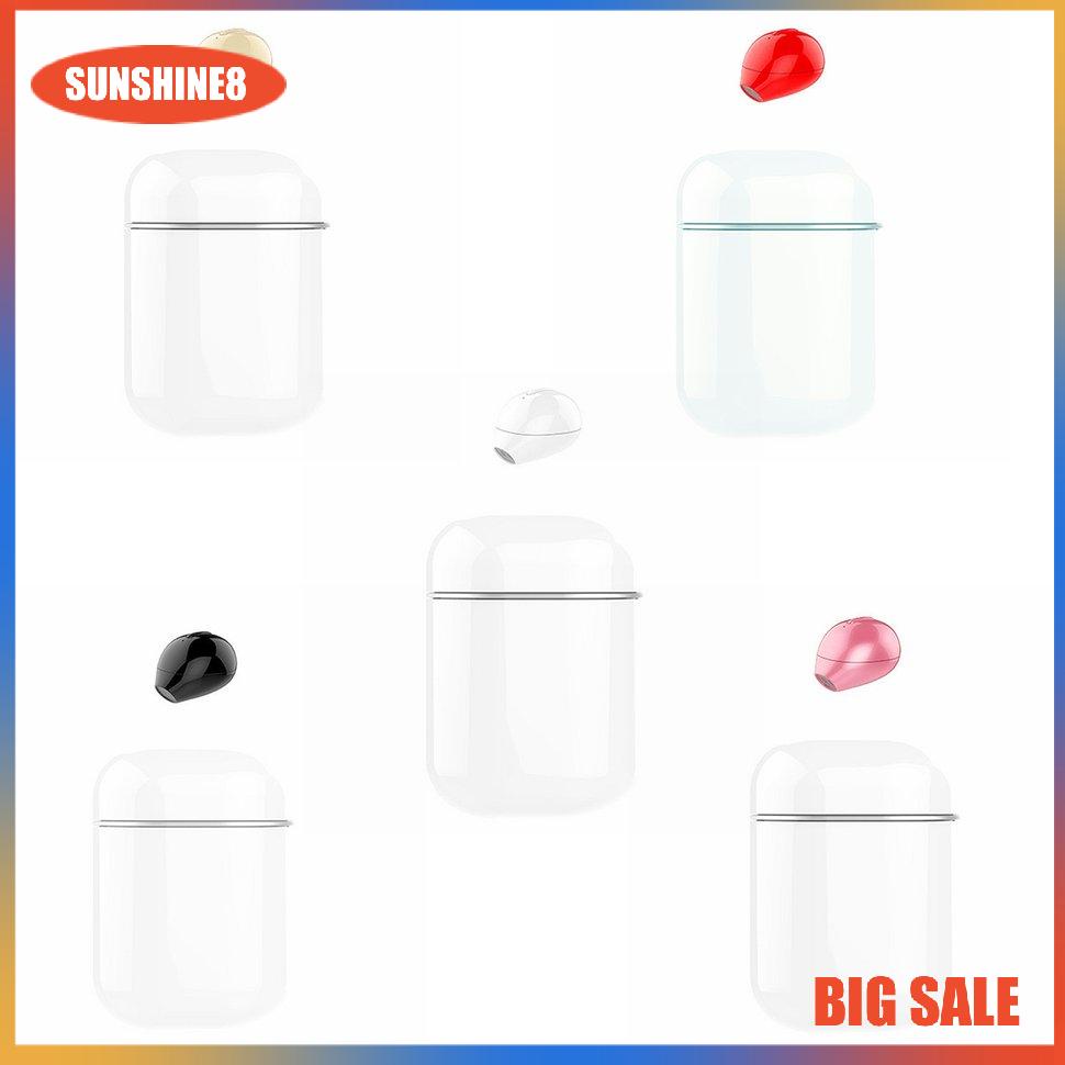 【SUN】X20 Ultra Mini Wireless Single Earphone Small Earphone With Charge Case