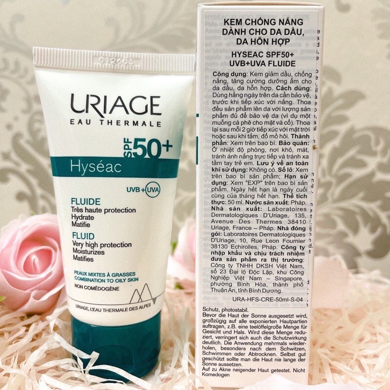 KEM CHỐNG NẮNG DÀNH CHO DA DẦU MỤN FLUIDE SPF50+ 50ml