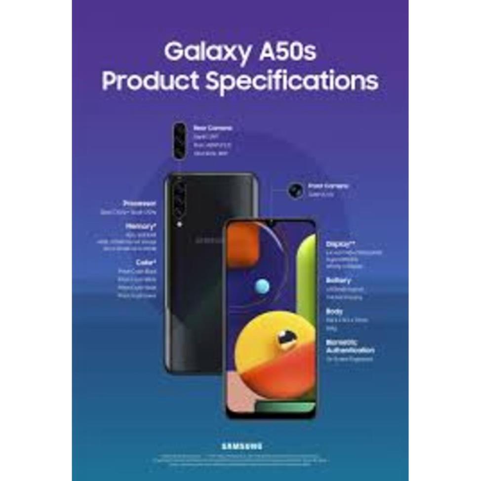 Điện thoại Samsung Galaxy A50s - Samsung A50 S Chính Hãng 2sim ram 4G rom 64G, Cày Game siêu chất - GGS 04