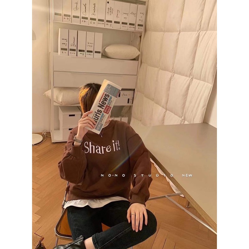 ÁO NỈ HÀN QUỐC SIÊU HOT ( ẢNH THẬT- CHẤT ĐẸP- HÀNG SẴN)