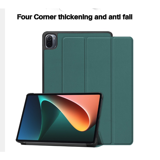 Bao da mỏng / Silicon chống sốc thiết kế cho Xiaomi Mi pad 5 / Mi pad 5 Pro 2021 nắp nam châm đóng mở tự động dựng đứng