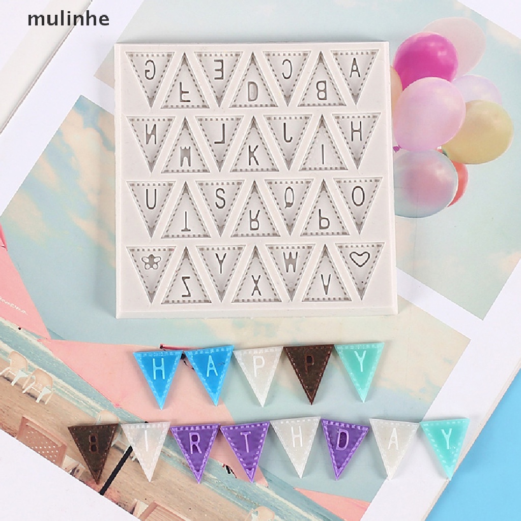 Khuôn Silicone Làm Bánh &amp; Socola Hình 26 Chữ Cái Tiếng Anh