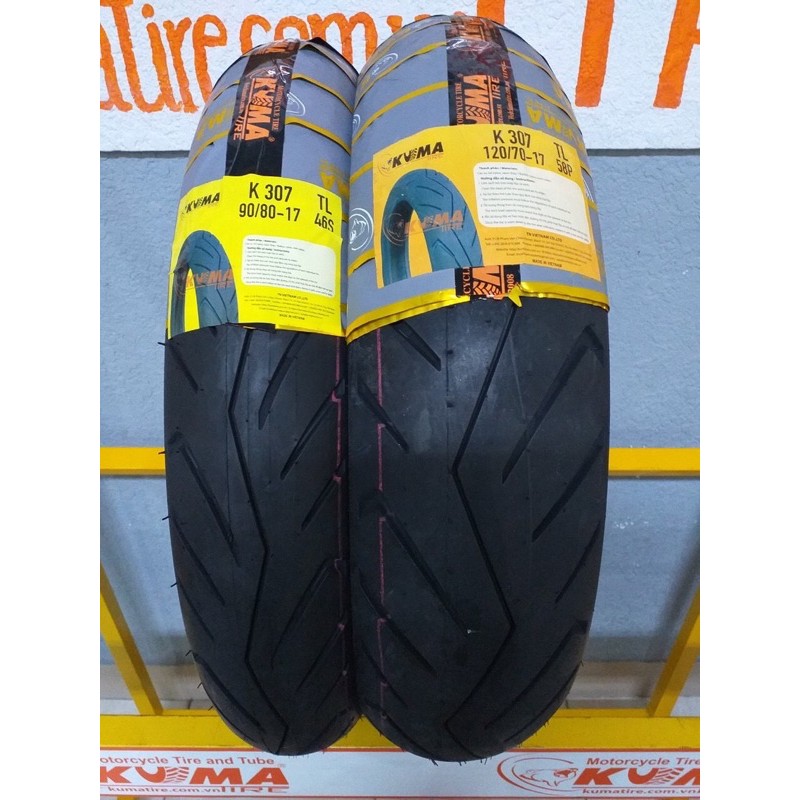 Lốp Kuma Winner, Exciter 150 90/80-17 và 120/70-17