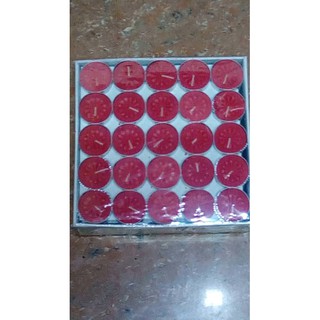 Hộp 100 viên nến tealight hoa cúc