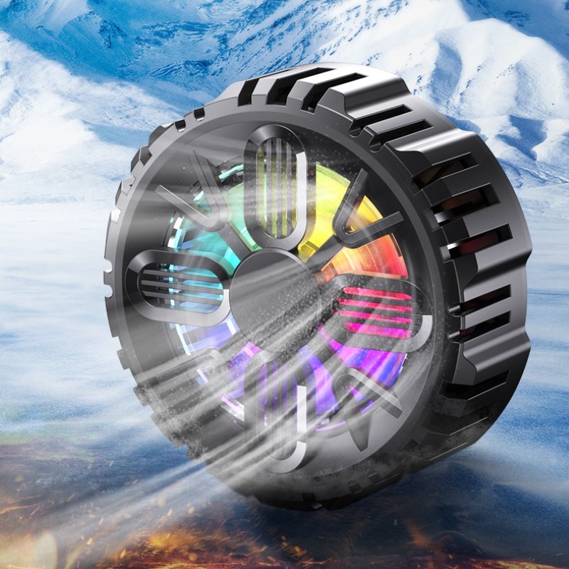 Tản nhiệt sò lạnh Led RGB L06 Gaming siêu mát cho smartphone , máy tính bảng