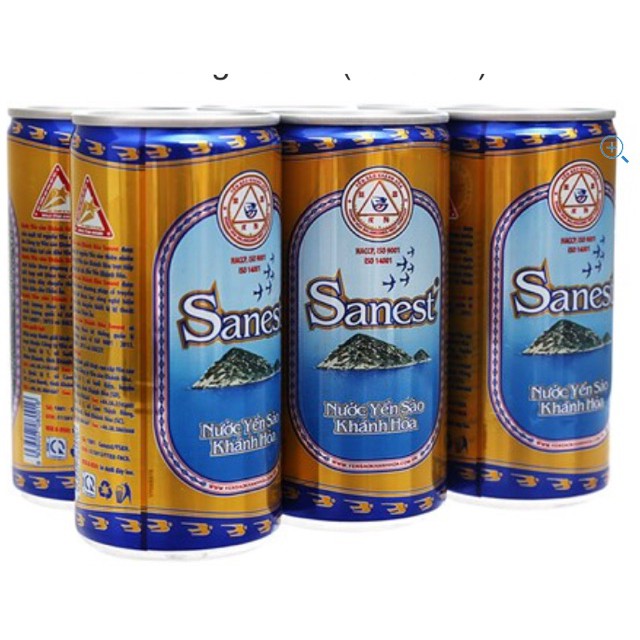 Nước yến Sanest Lon 190ml/thùng 30 lon- có đường