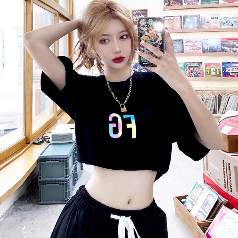 Áo thun nam nữ  unisex fg form rộng cổ tròn oversize cotton giá rẻ màu đen trắng shophienmai
